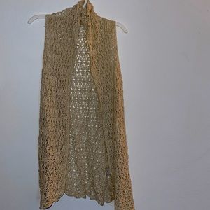 Knit vest/cover up